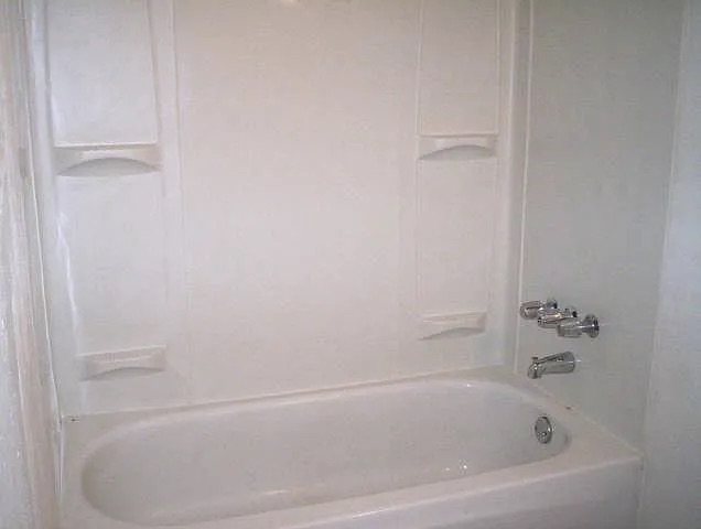 Apartment bathroom — representative home at 6454 South 22nd Street.