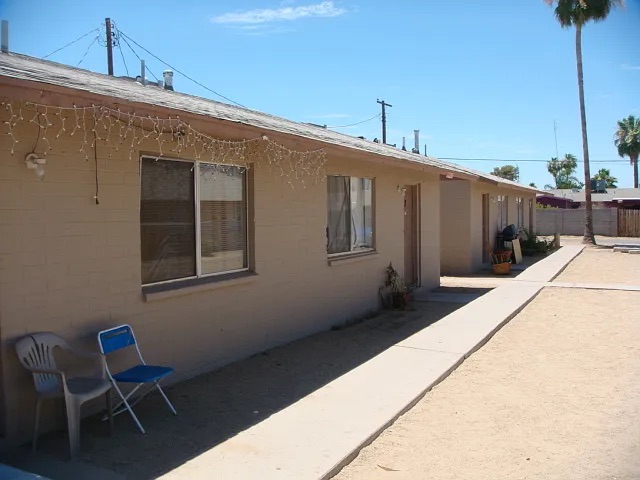 Building exterior at 6454 South 22nd Street.